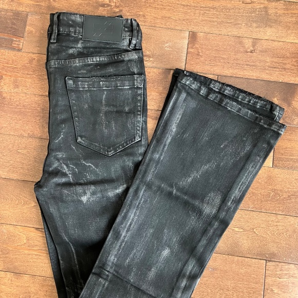 FourFour Hand Waxed Flared Denim NWOT - Picture 5 of 9